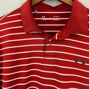 Under Armour, men’s heat gear, loose golf polo, shirt, size large